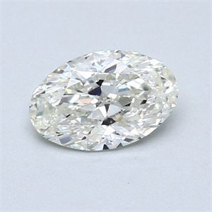 Picture of 0.70 Carats, Oval Diamond with  Cut, J Color, SI1 Clarity and Certified by GIA
