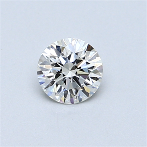 Picture of 0.40 Carats, Round Diamond with Excellent Cut, H Color, SI2 Clarity and Certified by GIA