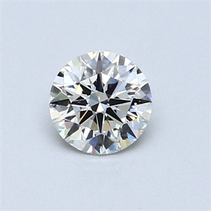 Picture of 0.50 Carats, Round Diamond with Excellent Cut, I Color, SI2 Clarity and Certified by GIA