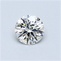 0.50 quilates, Redondo Diamante , Color H, claridad SI2 y certificado por GIA