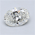 0.80 Carats, Oval Diamond with  Cut, G Color, VS1 Clarity and Certified by GIA