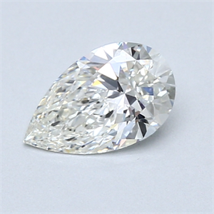 Picture of 0.70 Carats, Pear Diamond with  Cut, I Color, SI1 Clarity and Certified by GIA