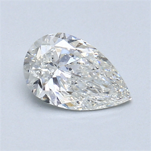 Picture of 0.60 Carats, Pear Diamond with  Cut, G Color, SI1 Clarity and Certified by GIA