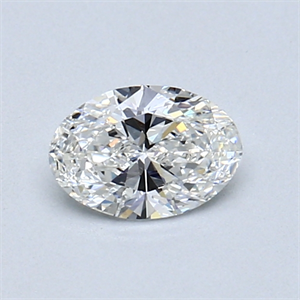 Picture of 0.43 Carats, Oval Diamond with  Cut, F Color, VS2 Clarity and Certified by GIA