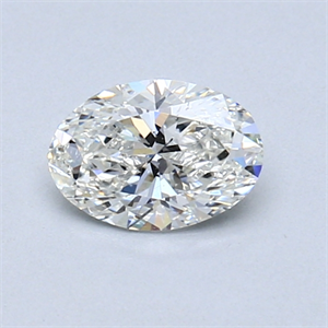 Picture of 0.52 Carats, Oval Diamond with  Cut, H Color, VS2 Clarity and Certified by GIA