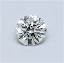 0.40 Carats, Round Diamond with Excellent Cut, I Color, SI2 Clarity and Certified by GIA