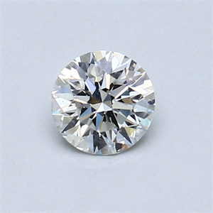 Picture of 0.40 Carats, Round Diamond with Excellent Cut, I Color, SI2 Clarity and Certified by GIA