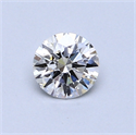 0.50 quilates, Redondo Diamante , Color G, claridad SI1 y certificado por GIA