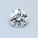 0.50 quilates, Redondo Diamante , Color G, claridad SI2 y certificado por GIA