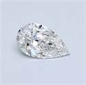 0.40 Carats, Pear Diamond with  Cut, F Color, VS1 Clarity and Certified by GIA