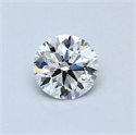 0.50 quilates, Redondo Diamante , Color G, claridad VVS2 y certificado por GIA