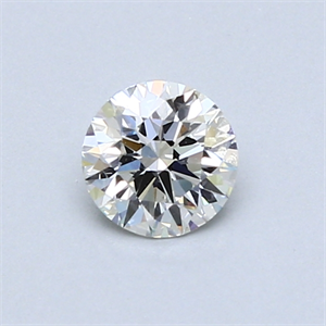 Picture of 0.50 Carats, Round Diamond with Excellent Cut, I Color, SI1 Clarity and Certified by GIA