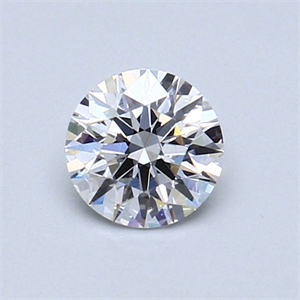Picture of 0.50 Carats, Round Diamond with Excellent Cut, E Color, SI1 Clarity and Certified by GIA