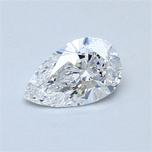 Picture of 0.51 Carats, Pear Diamond with  Cut, D Color, VS2 Clarity and Certified by GIA