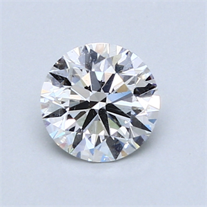 Picture of 0.86 Carats, Round Diamond with Excellent Cut, F Color, SI2 Clarity and Certified by GIA