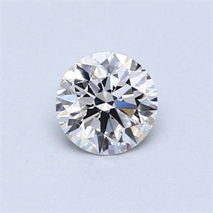Picture of 0.50 Carats, Round Diamond with Excellent Cut, E Color, SI1 Clarity and Certified by GIA
