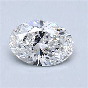 Picture of 0.71 Carats, Oval Diamond with  Cut, F Color, VS2 Clarity and Certified by GIA
