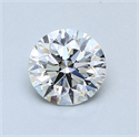 0.80 Carats, Round Diamond with Excellent Cut, G Color, SI2 Clarity and Certified by GIA