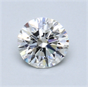 0.70 Carats, Round Diamond with Excellent Cut, I Color, SI2 Clarity and Certified by GIA