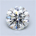 1.01 Carats, Round Diamond with Excellent Cut, I Color, SI2 Clarity and Certified by GIA
