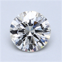 1.25 Carats, Round Diamond with Excellent Cut, I Color, SI2 Clarity and Certified by GIA