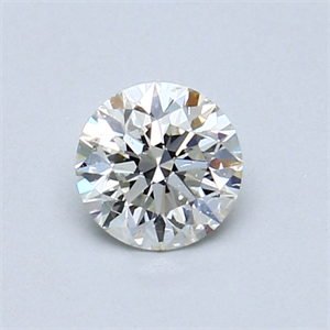Picture of 0.46 Carats, Round Diamond with Excellent Cut, J Color, SI2 Clarity and Certified by GIA