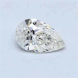 Picture of 0.51 Carats, Pear Diamond with  Cut, H Color, SI1 Clarity and Certified by GIA