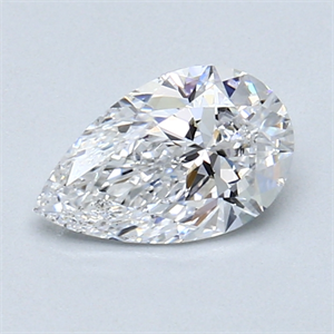 Picture of 0.70 Carats, Pear Diamond with  Cut, D Color, SI1 Clarity and Certified by GIA