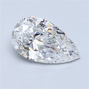 Picture of 0.82 Carats, Pear Diamond with  Cut, D Color, SI2 Clarity and Certified by GIA