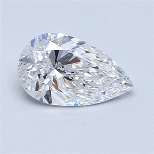 Picture of 0.72 Carats, Pear Diamond with  Cut, D Color, VS2 Clarity and Certified by GIA