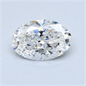 0.75 Carats, Oval Diamond with  Cut, E Color, VS1 Clarity and Certified by GIA