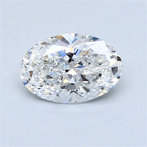 Picture of 0.75 Carats, Oval Diamond with  Cut, E Color, VS1 Clarity and Certified by GIA
