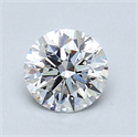 0.80 quilates, Redondo Diamante , Color E, claridad SI1 y certificado por GIA