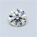 0.40 quilates, Redondo Diamante , Color H, claridad VS2 y certificado por GIA