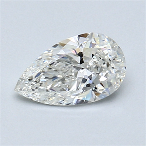 Picture of 0.60 Carats, Pear Diamond with  Cut, F Color, VVS2 Clarity and Certified by GIA