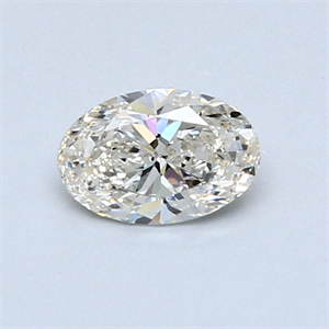 Picture of 0.51 Carats, Oval Diamond with  Cut, J Color, SI1 Clarity and Certified by GIA