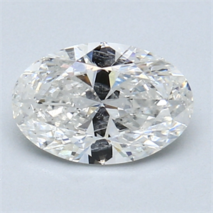 Picture of 1.01 Carats, Oval Diamond with  Cut, G Color, I1 Clarity and Certified by GIA