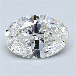 Picture of 1.00 Carats, Oval Diamond with  Cut, G Color, VS1 Clarity and Certified by GIA
