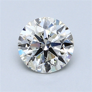Picture of 1.03 Carats, Round Diamond with Excellent Cut, I Color, I1 Clarity and Certified by GIA