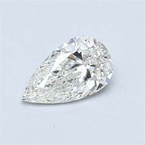 Picture of 0.50 Carats, Pear Diamond with  Cut, I Color, VS1 Clarity and Certified by GIA