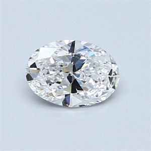Picture of 0.54 Carats, Oval Diamond with  Cut, D Color, VVS2 Clarity and Certified by GIA