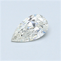 0.40 Carats, Pear Diamond with  Cut, I Color, VS2 Clarity and Certified by GIA