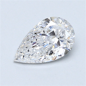Picture of 0.80 Carats, Pear Diamond with  Cut, D Color, VS2 Clarity and Certified by GIA