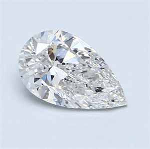 Picture of 0.80 Carats, Pear Diamond with  Cut, F Color, VVS2 Clarity and Certified by GIA