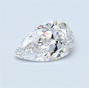 Picture of 0.53 Carats, Pear Diamond with  Cut, D Color, VS1 Clarity and Certified by GIA