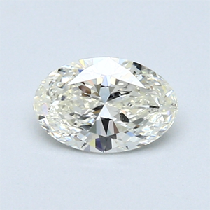 Picture of 0.50 Carats, Oval Diamond with  Cut, J Color, SI1 Clarity and Certified by GIA