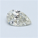 0.50 Carats, Pear Diamond with  Cut, J Color, VS2 Clarity and Certified by GIA