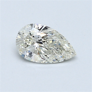 Picture of 0.50 Carats, Pear Diamond with  Cut, J Color, VS2 Clarity and Certified by GIA