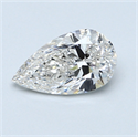 1.00 Carats, Pear Diamond with  Cut, H Color, VS1 Clarity and Certified by GIA
