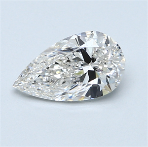 Picture of 1.00 Carats, Pear Diamond with  Cut, H Color, VS1 Clarity and Certified by GIA